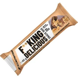 ALLNUTRITION Fitking Protein Bar 40g Cacahuete Caramelo