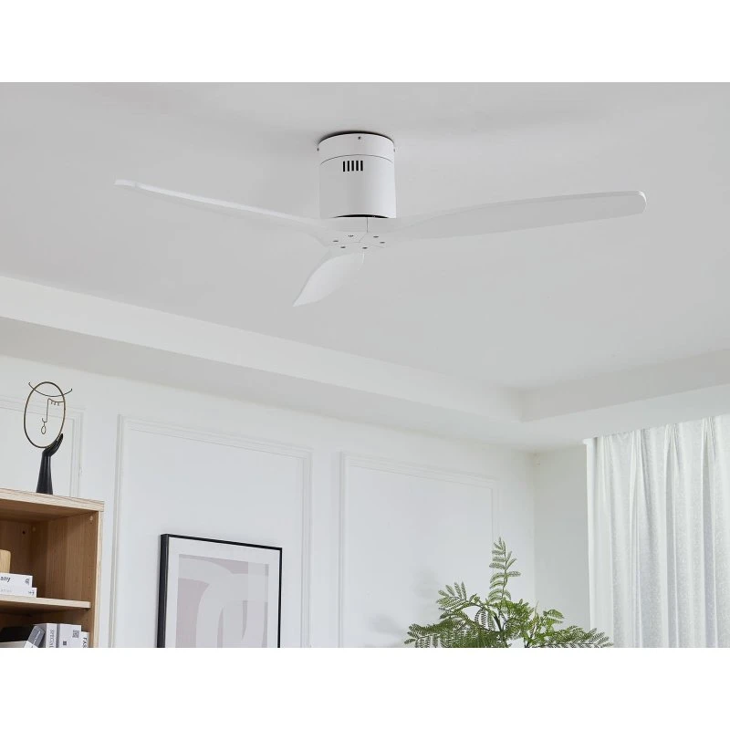 Lucande Vindur Ventilador de Techo Blanco con Motor CC Silencioso
