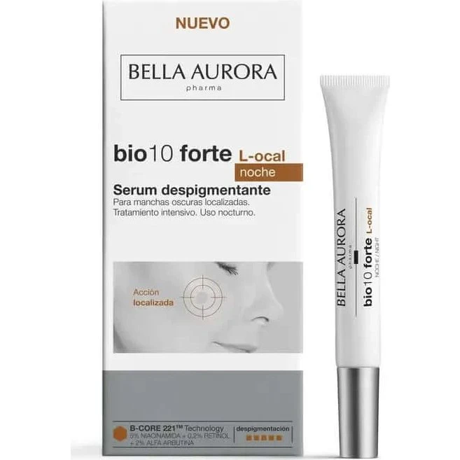 Bella Aurora Bio10 Forte L-Ocal Noche Tratamiento Despigmentante 9ml