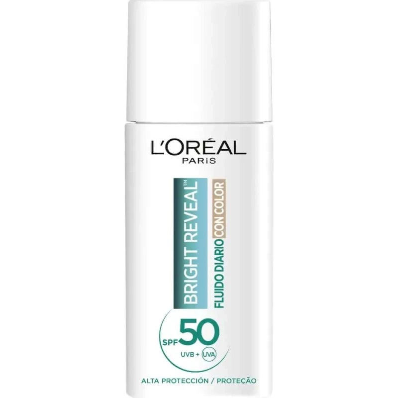 L'Oreal Paris Bright Reveal Fluido Diario SPF50 Niacinamida Medio 50ml