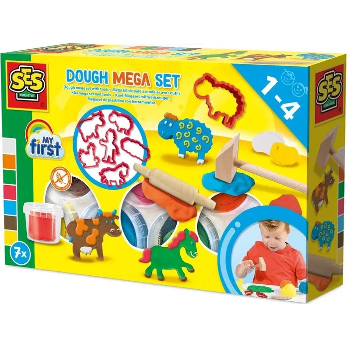 Ses Creative Mi Primer Kit de Masa de Modelado con Herramientas