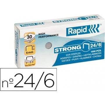 Strong GRAPAS RAPID N 24/6 Galvanizadas (1000 unidades)