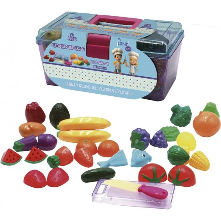 TACHAN Maletín Alimentos Cortar 33 Piezas + Tabla