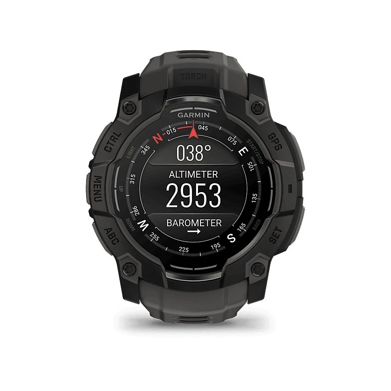 Garmin Instinct 3 AMOLED 50mm Negro - Reloj Deportivo con Linterna