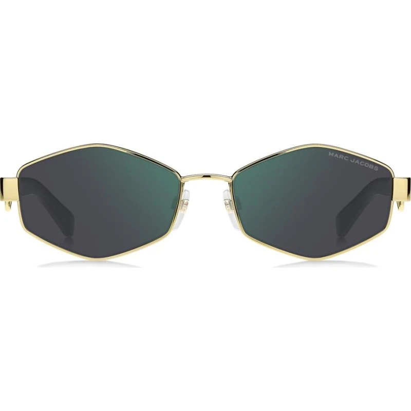 Marc Jacobs Marc 496/S Gafas de Sol Geométricas Oro y Verde 55mm