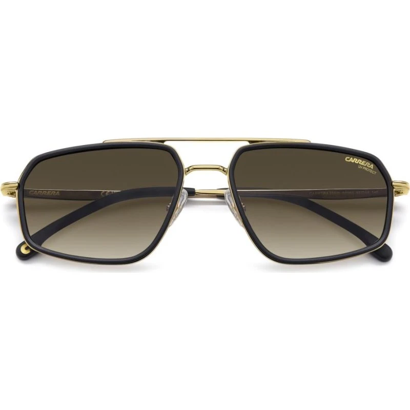 Carrera 338/S Gafas de Sol Hombre Negro Geométrico 58mm