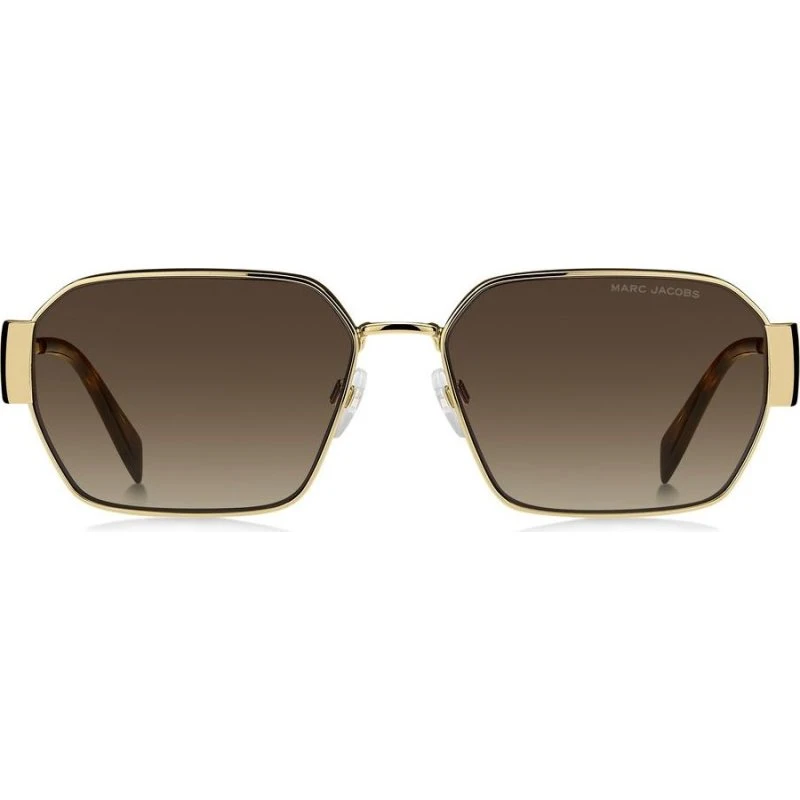 Marc Jacobs Marc 805/S Gafas de Sol Rectangulares Oro y Marrón
