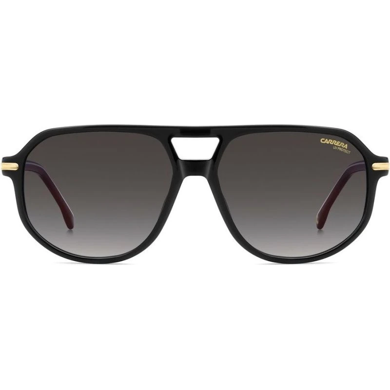 Carrera 375/S Gafas de Sol Piloto Hombre Negro con Lente Gris