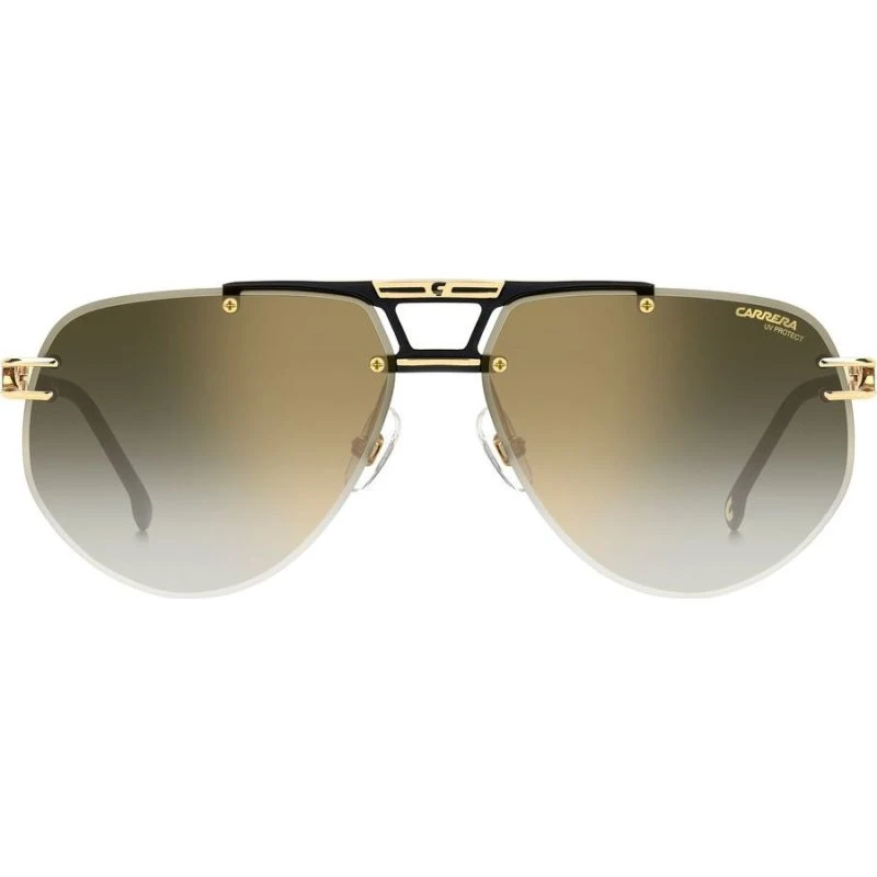 Carrera 1087/S Gafas de Sol Geométricas para Hombre - Negro/Verde