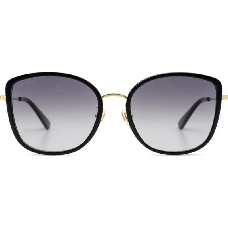 Gucci GG0606SK Gafas de Sol Mariposa Negro y Gris 56mm