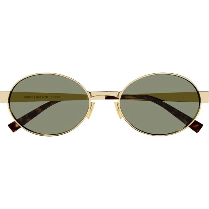 Saint Laurent SL 692 Gafas de Sol Redondas Oro y Verde