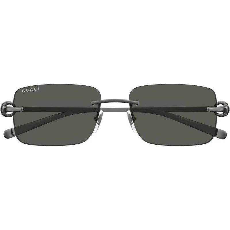 Gucci Gg1703s Gafas de Sol Hombre Cuadradas Rutenio Verde