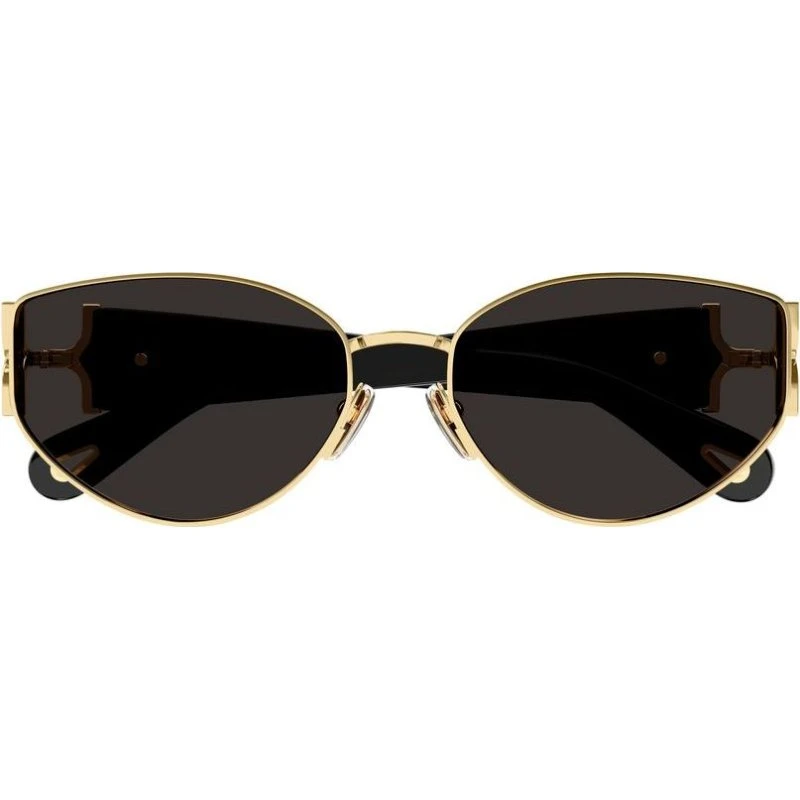 Chloé Marcie CH0260S Gafas de Sol Ovaladas Oro y Gris