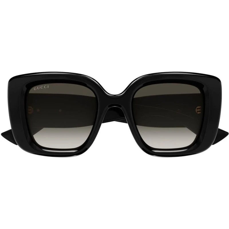 Gucci GG1975S Gafas de Sol Mariposa Negro Gris para Mujer