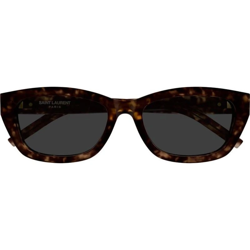 Saint Laurent SL M153 Gafas de Sol Cuadradas Habano Gris 55mm