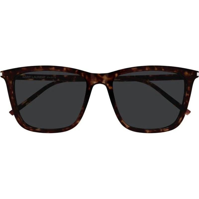 Saint Laurent SL 851 Gafas de Sol Cuadradas Habana Gris Unisex