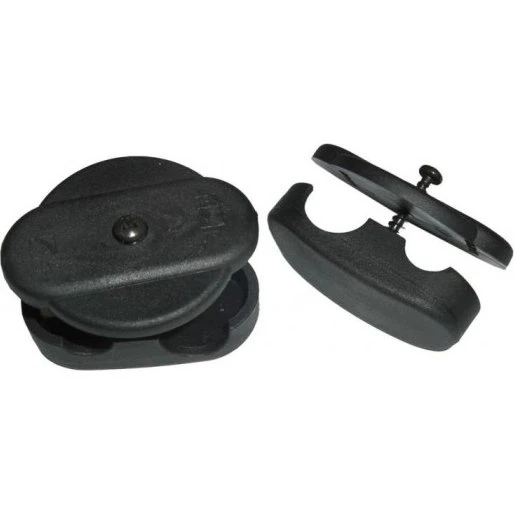 Klickfix Fix II Juego Fijaciones Cesto Malla Estrecha Negro