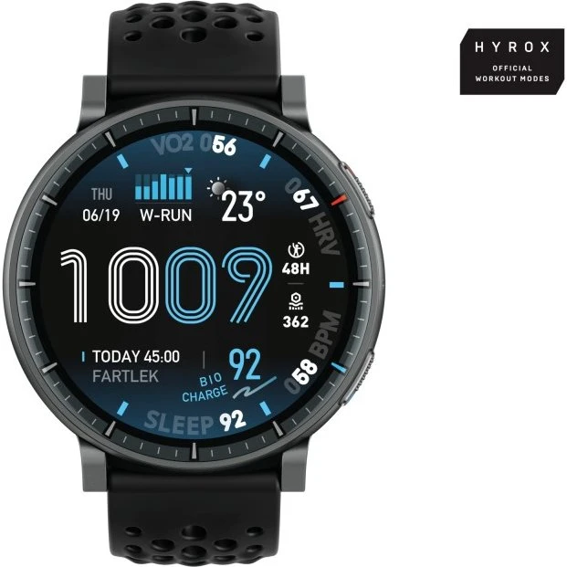 Amazfit Active Max Negro 48,5mm AMOLED NFC 5ATM