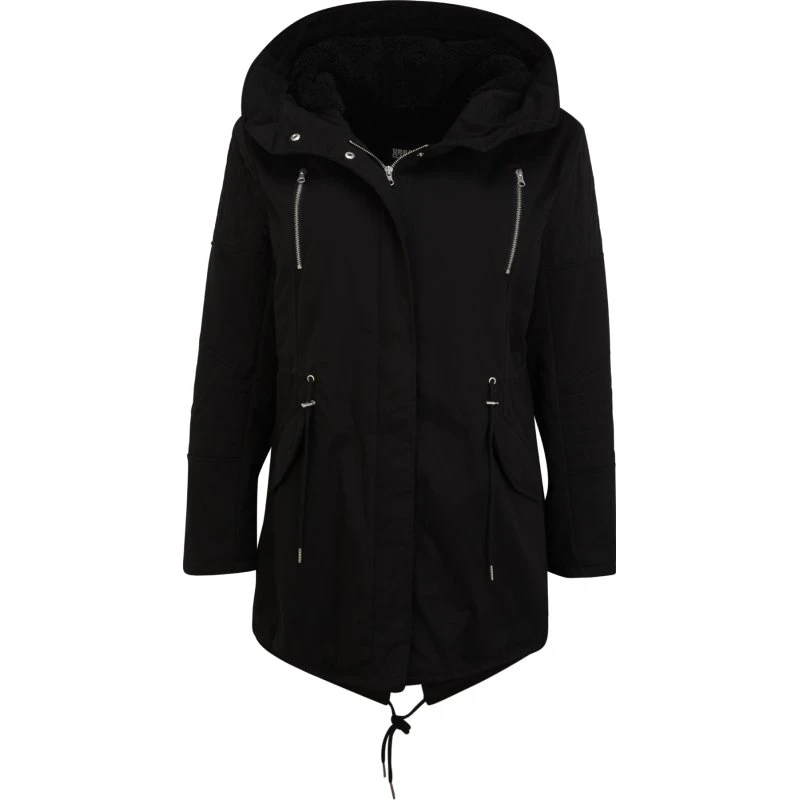 Urban Classics Parka Urban Classic para mujer con forro de algodón