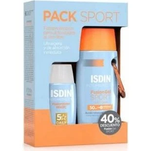 ISDIN Pack Sport Fusion Water + Gel SPF50+