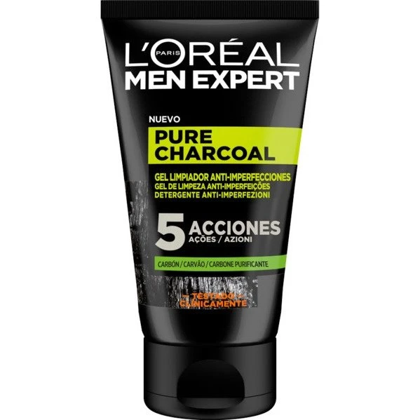 L'Oréal Men Expert Gel Limpiador Pure Charcoal 100 ml