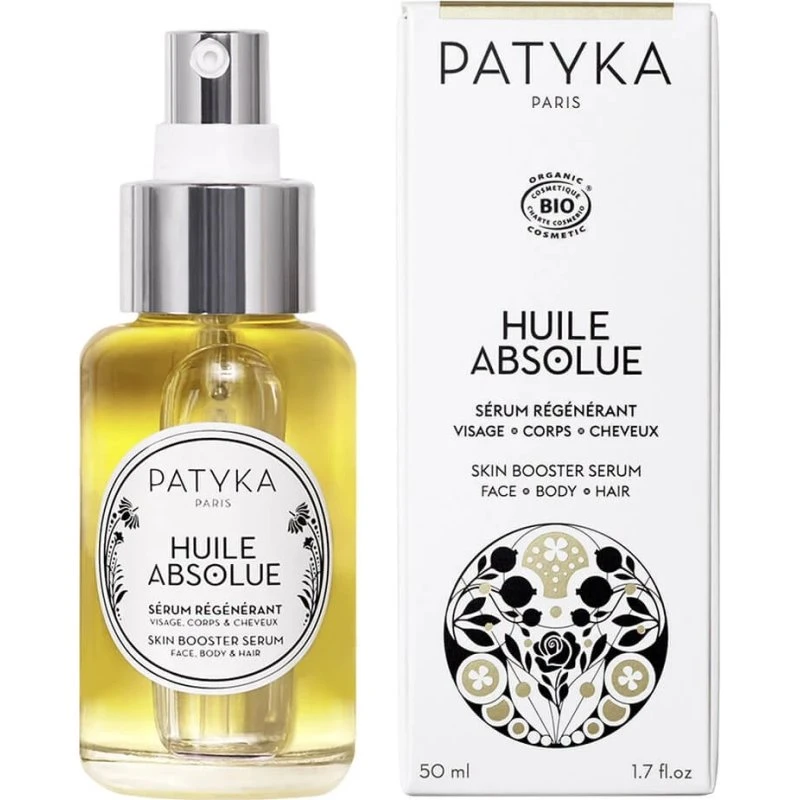 Patyka Absolue Oil Serum Regenerador Bio para Rostro y Cabello 50ml