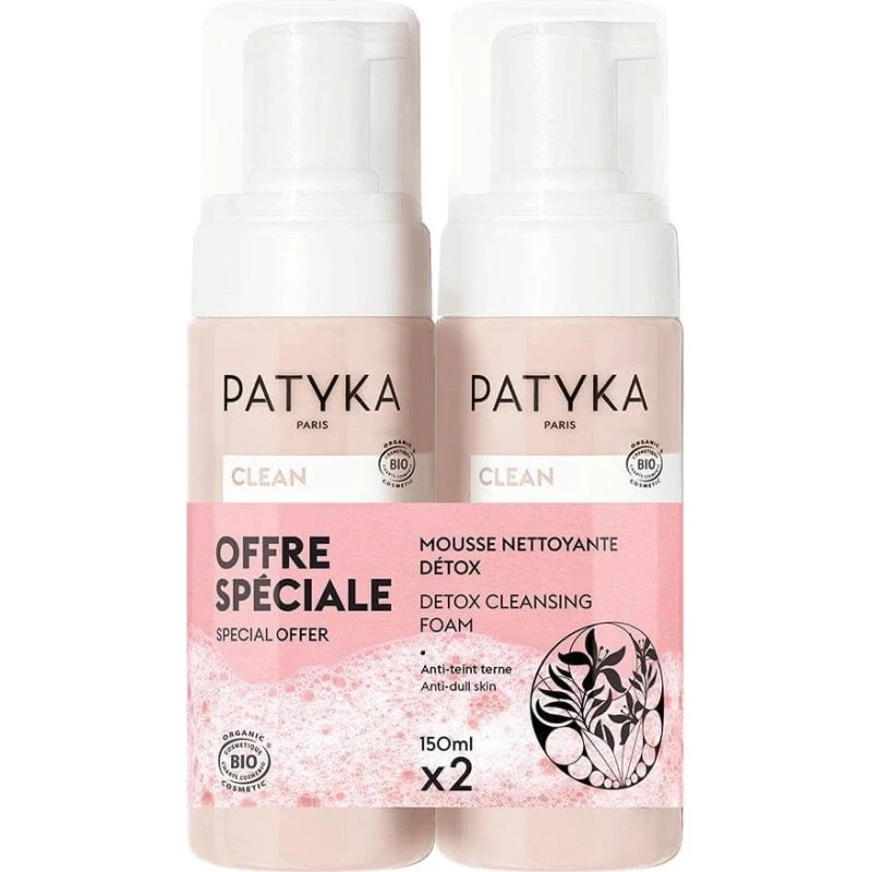 Patyka Espuma Limpiadora Bio Detox 2x150ml