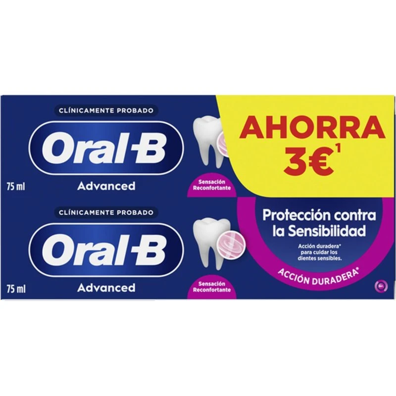 Oral-B Advanced Sensibilidad 2x75 ml