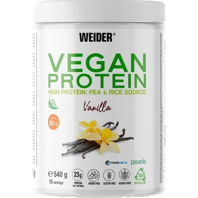 Weider Vegan Protein Sabor Vainilla 300g