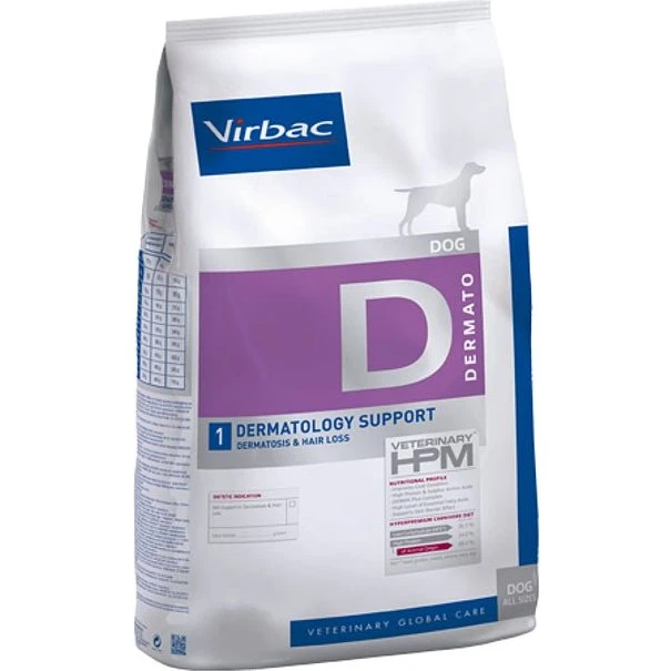 Virbac HPM Canine Dermatology Support Alimento Seco 12kg