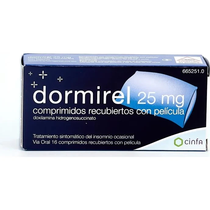 Dormirel 25 mg 16 comprimidos