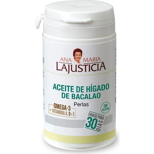Ana María Lajusticia Aceite de Hígado de Bacalao 90 Perlas