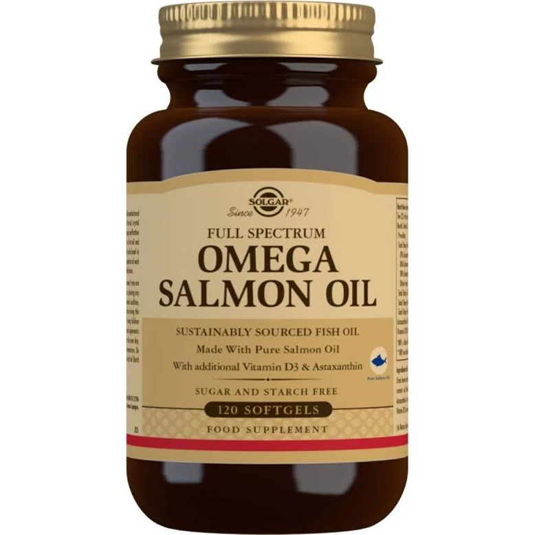 Solgar Full Spectrum Omega Salmon Oil 120 Cápsulas