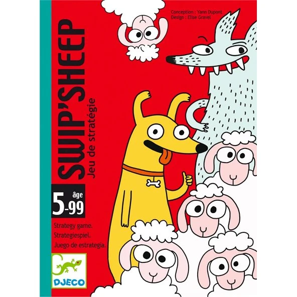 Djeco Swip Sheep - Juego de Cartas de Estrategia