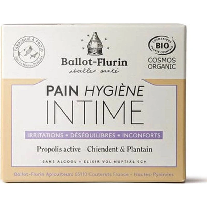 Ballot-Flurin Jabón Íntimo Sólido Ecológico con Propóleo - 100g