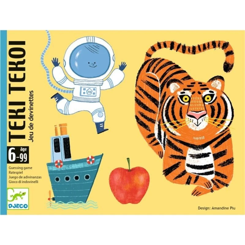 Djeco Cartas Teki Tekoi - Juego de Adivinanzas