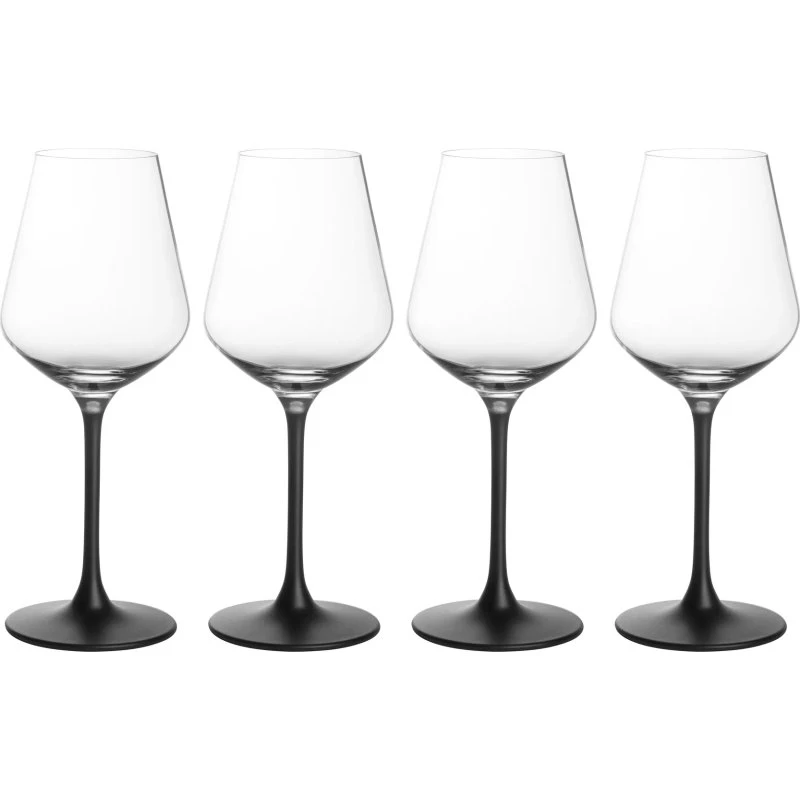 Villeroy & Boch Copa de vino tinto Manufacture Rock, juego de 4, 470 ml