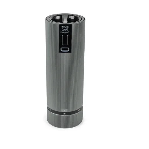 Peugeot Molinillo Eléctrico de Pimienta Line 15cm Carbon Gris