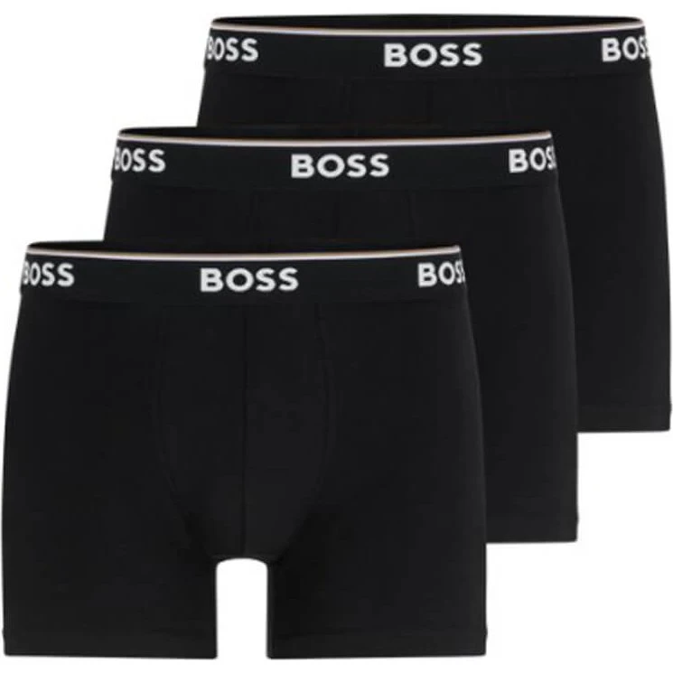 BOSS Pack de 3 Calzoncillos Boxer Power Negro Talla L