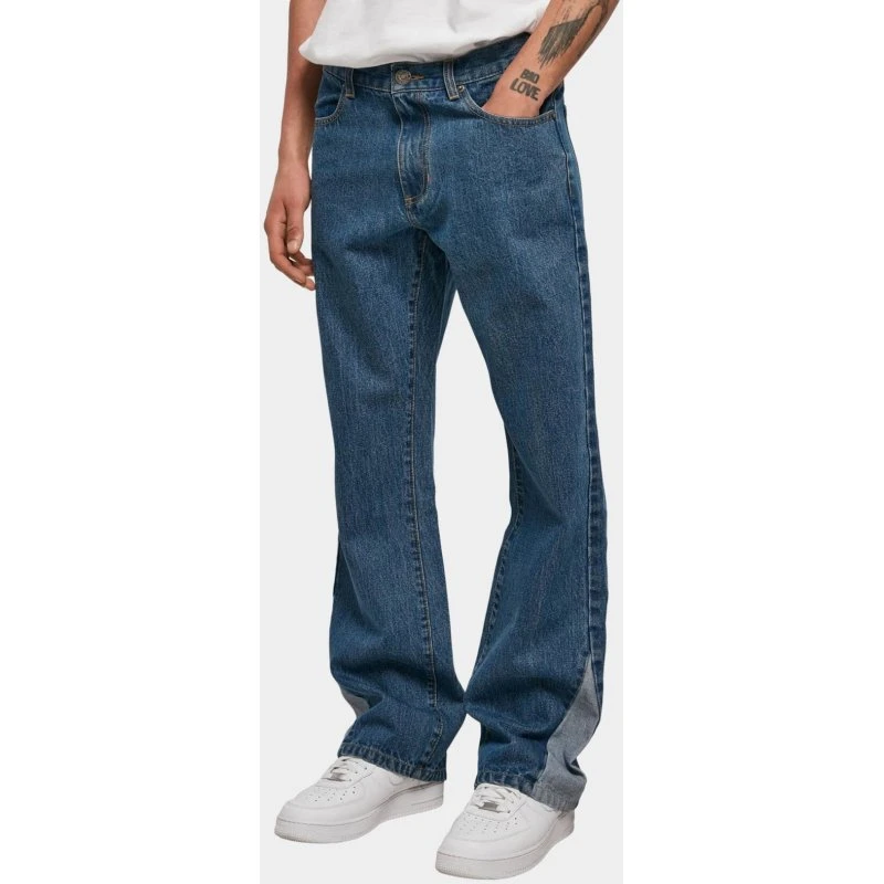 Urban Classics Vaqueros de Hombre con Bolsillos con Cremallera, Azul