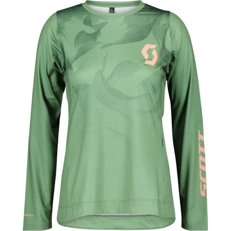 Maillot BTT Scott Trail Vertic LS Manga Larga Mujer