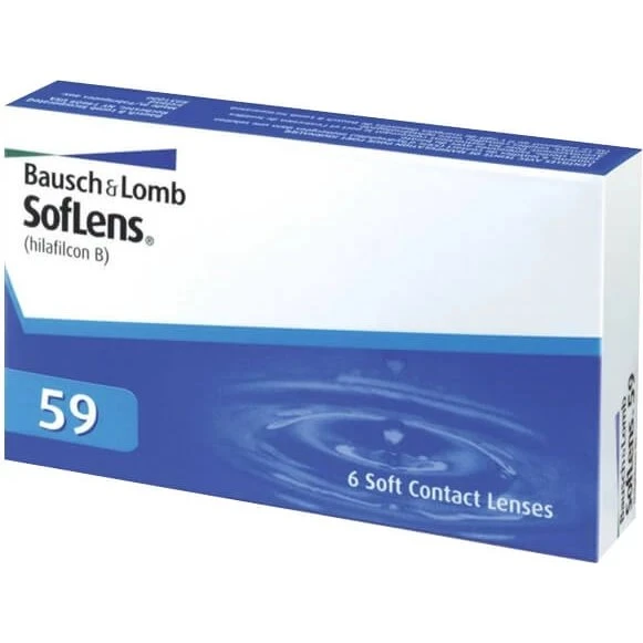 Bausch and Lomb SofLens 59 Lentes de Contacto Mensuales, 6 unidades