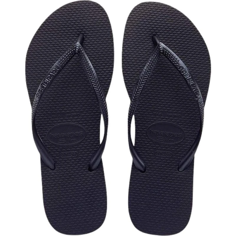 Havaianas Slim Chanclas de Dedo Mujer - Negro - Talla 35/36