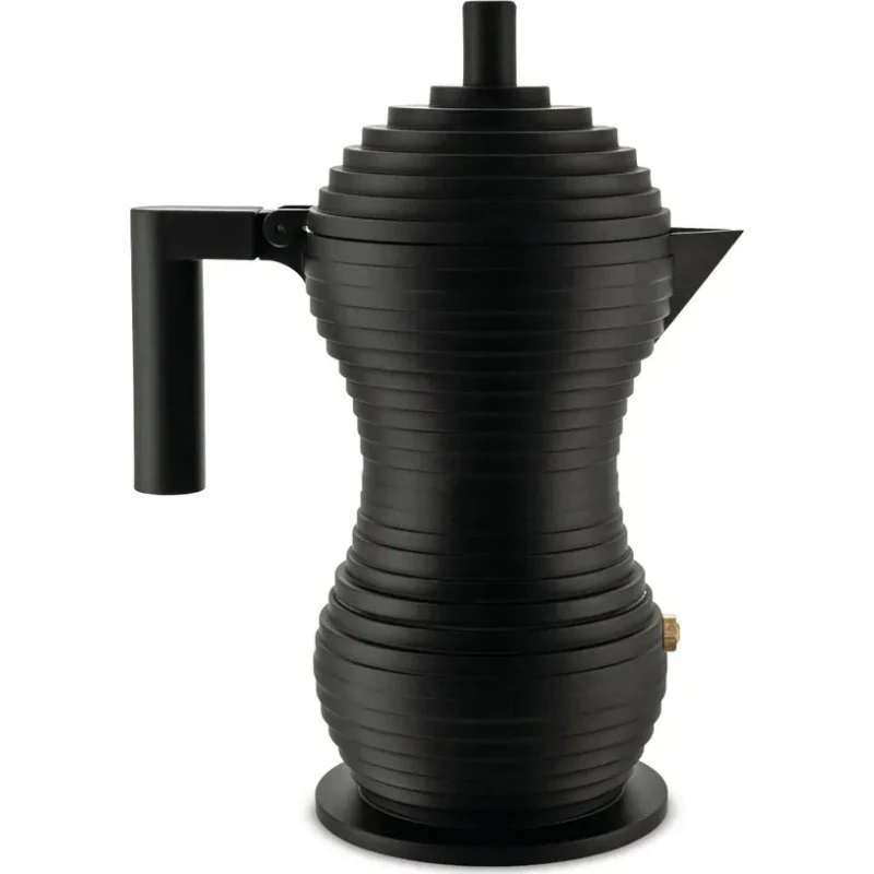 Alessi Cafetera Espresso Pulcina Negro - 3 Tazas (15cl)