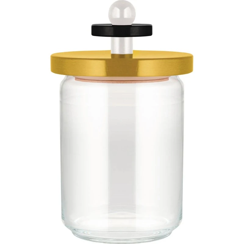 Alessi Vaso de Almacenamiento Lindenholz 1L - Diseño Ettore Sottsass