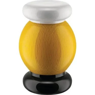 Alessi Molinillo de Sal y Pimienta Twergi de Madera de Haya 11cm