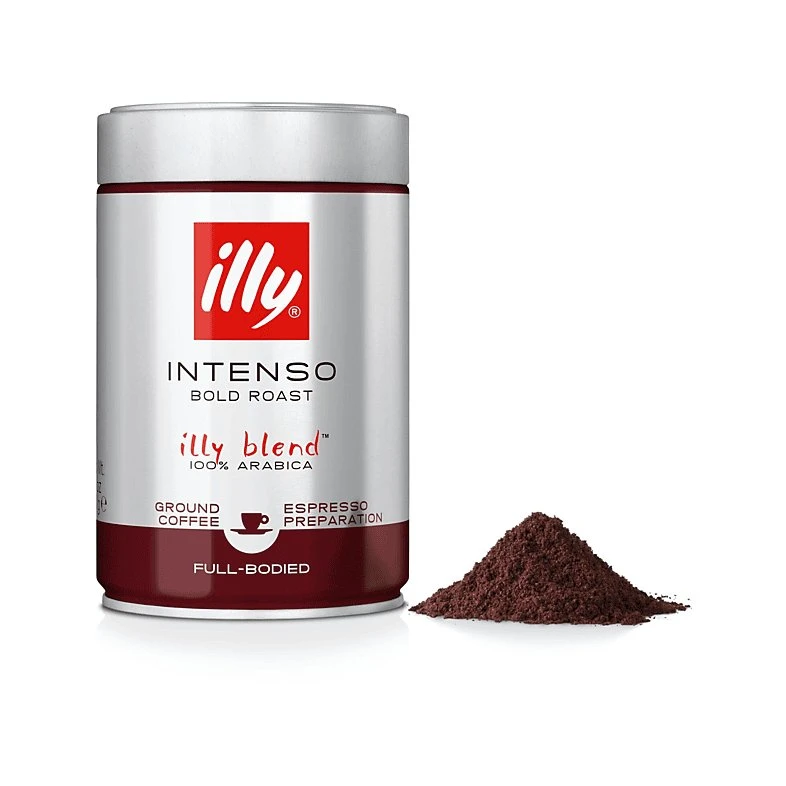 Illy Café Molido Intenso Dark Roast, 250g
