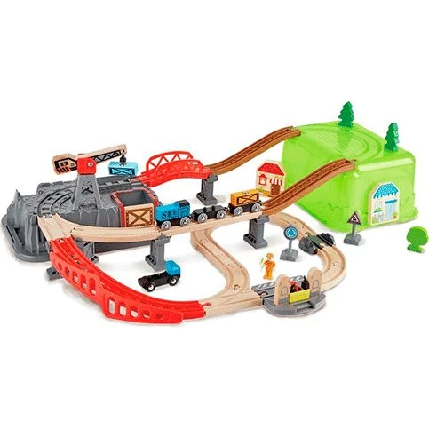 Hape Juego de Bloques de Construcción de Ferrocarril