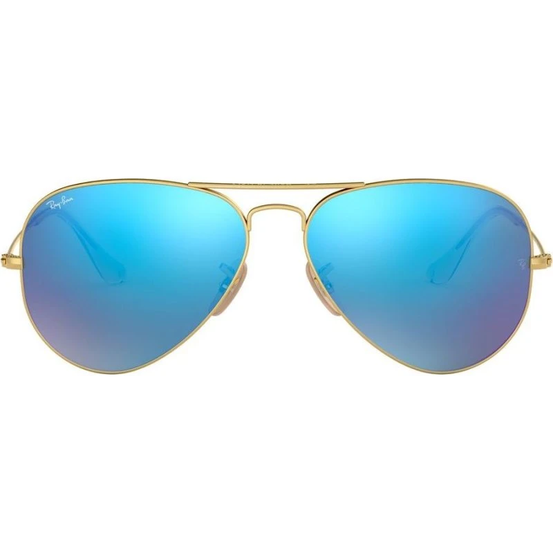 Ray-Ban Aviator RB3025 Gafas de Sol Metal Oro con Lentes Azules