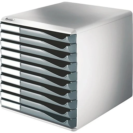 Leitz Allura 10 Cajones Gris Oscuro